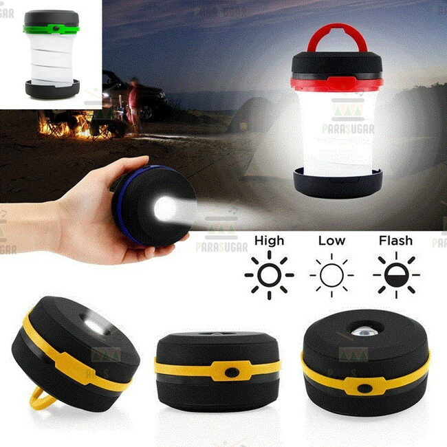 【229】LEDランタン グリーン 小型 軽量 コンパクト ライト 照明 懐中電灯 キャンプ アウトドア BBQ 車中泊 登山 停電 防災 災害 非常用
