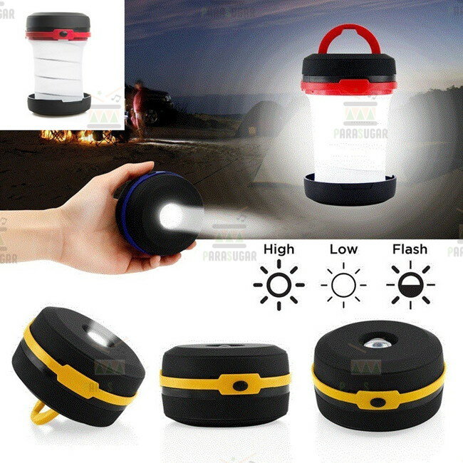 【229】LEDランタン レッド 小型 軽量 コンパクト ライト 照明 懐中電灯 キャンプ アウトドア BBQ 車中泊 登山 停電 防災 災害 非常用