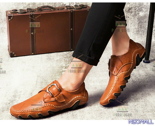 人気商品 ☆ メンズ ビジネス 牛皮 シューズ ライトブラウン サイズ 26.0cm 革靴 靴 カジュアル 屈曲性 通勤 軽量 【626】