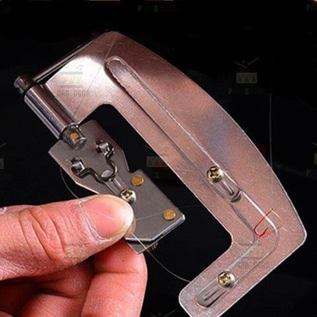 ☆ 日本語説明付属 釣り針 結び器 ステンレス☆ 仕掛け作りが ラクになる♪ 簡単 コンパクト ライン結び 糸結び 釣り
