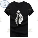 夏の定番 ☆ 丸首 半袖 Tシャツ【458】 ブラック Sサイズ トップス シャツ シンプル イラスト デザイン 春夏(4)