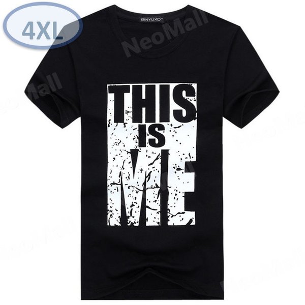 夏の定番 ☆ 丸首 半袖 Tシャツ【464】 ブラック 4XLサイズ トップス シャツ シンプル イラスト デザイン 春夏