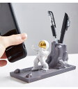 宇宙飛行士 スマホスタンド ペン立て オブジェ インテリア デスクトップスタンド n947