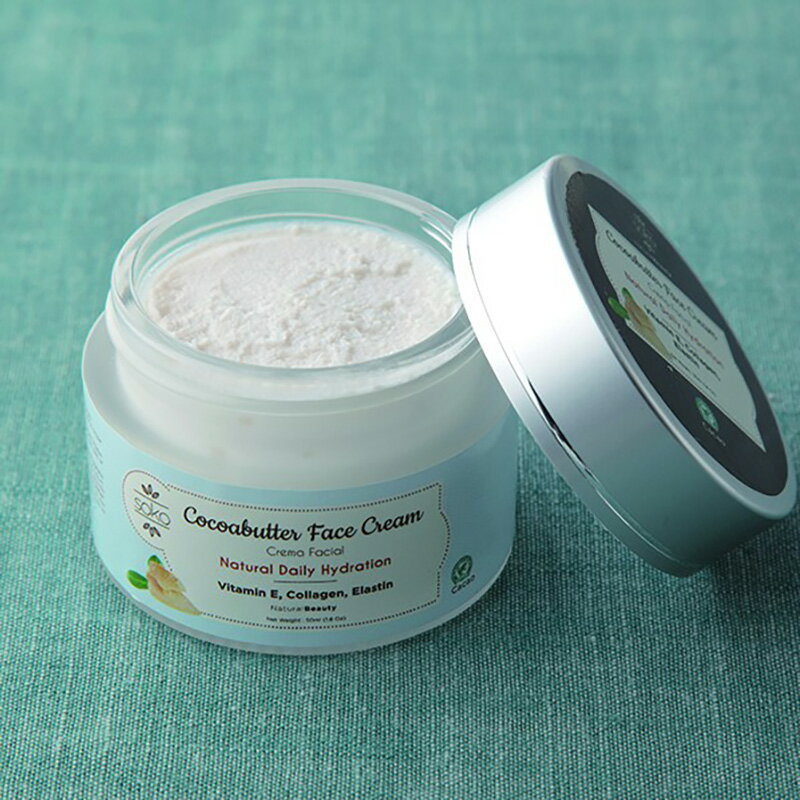 SOKO カカオバター フェイスクリーム 50ml チョコレートの香り エイジングケア コラーゲン エラスチン ビタミンE ギフト プレゼント ココアバターバースデー 誕生日 お祝い 使用期限 2022年05月15日 イエナカ バレンタイン格安通販　バレンタイン　人気　ランキング