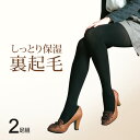 【送料無料】2足組 160デニール しっとり 保湿 裏起毛タ...
