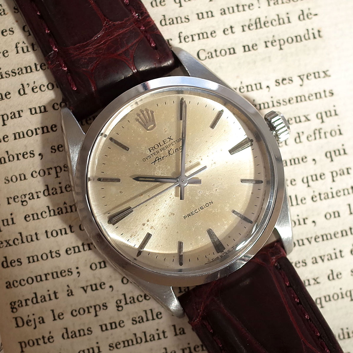 【中古】ロレックス 5500 エアキング 1965年 SS cal.1520 手巻 メンズ 腕時計 ROLEX アンティーク OH済1年保証