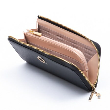 ジルスチュアート 長財布　エターナル　L字ファスナー長財布　ブラック JILLSTUART