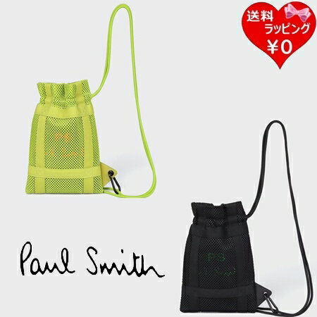 【SALE】【送料無料】【ラッピング無料】ポールスミス Paul Smith ボディバッグ PSメッシュ 巾着クロスボディバッグ メンズ レディース ブランド 正規品 新品 ギフト プレゼント 人気 おすすめ