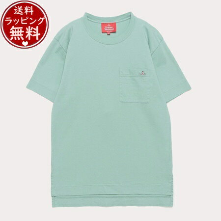 ヴィヴィアンウエストウッド Vivienne Westwood Tシャツ ワンポイントORB ポケットTシャツ グリーン サイズ02