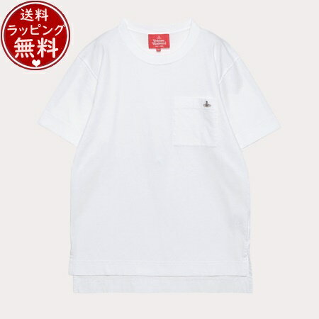 ヴィヴィアンウエストウッド Vivienne Westwood Tシャツ ワンポイントORB ポケットTシャツ ホワイト サイズ01