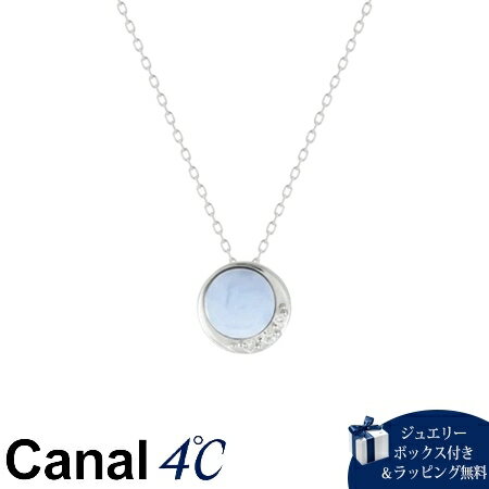 【送料無料】【ラッピング無料】カナルヨンドシー Canal 4℃ カナル4℃ シルバー ネックレス オパール/ホワイト・トパーズ 1