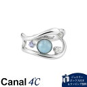 【送料無料】【ラッピング無料】カナルヨンドシー Canal 4℃ カナル4℃ シルバー カフリング ペクトライト/キュービックジルコニア ブランド 正規品 新品...