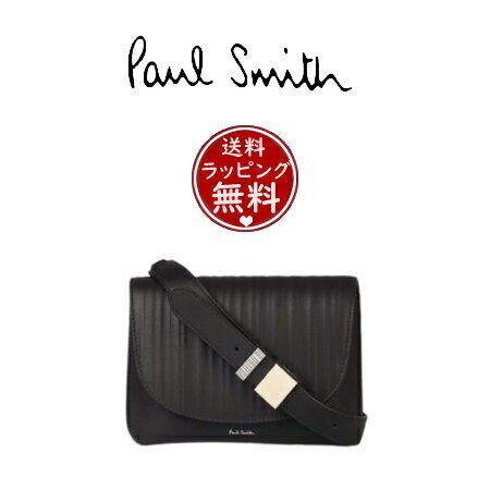 ポール・スミス 結婚式向きバッグ メンズ 【送料無料】【ラッピング無料】ポールスミス Paul Smith ショルダーバッグ シャドーストライプ レザー 2WAY クラッチ LWG認証レザー ダークブラウン ブランド 正規品 新品 ギフト プレゼント 人気 おすすめ