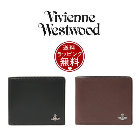 【送料無料】【ラッピング無料】ヴィヴィアンウエストウッド Vivienne Westwood 折財布 スマート 二つ折り財布 ユニセックス ブランド 正規品 新品 ギフト プレゼント 人気 おすすめ