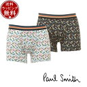 【送料無料】【ラッピング無料】ポールスミス Paul Smith ボクサー アンダーウェア 下着 インナー 肌着 ショートボクサーパンツ 前閉じ ブランド 正規...