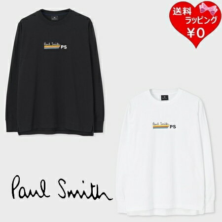 ポールスミス 【送料無料】【ラッピング無料】ポールスミス Paul Smith Tシャツ ロンT PS ストライプ 長袖 オーガニック 綿100%