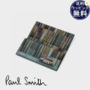【SALE】【送料無料】【ラッピング無料】ポールスミス Paul Smith 長財布 Mini ストライプ ウォール ブラック(4)