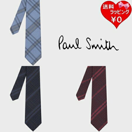 【クーポン対象】 【無料ラッピング】 【送料無料】【】ポールスミス Paul Smith ネクタイ カラードット チェック タイ 日本製