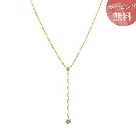 【送料無料】【ラッピング無料】ヨンドシー ネックレス レディース Y字タイプ イエローゴールド 4℃ レディース ブランド 正規品 新品 ギフト プレゼント 人気 おすすめ 誕生日