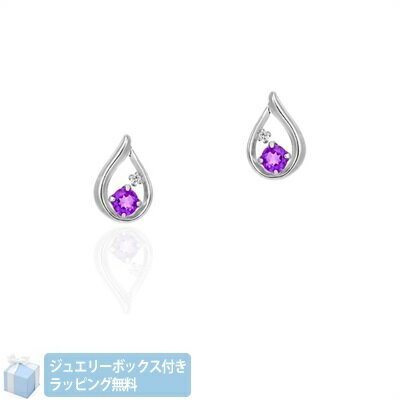 White Gold - 【無料ラッピング】 ヨンドシー カナルヨンドシー 4℃ Canal 4℃ 2月誕生石 K10 ホワイトゴールド ピアス レディース ブランド 正規品 新品 ギフト プレゼント 人気 おすすめ 誕生日 記念日 クリスマス 送料無料
