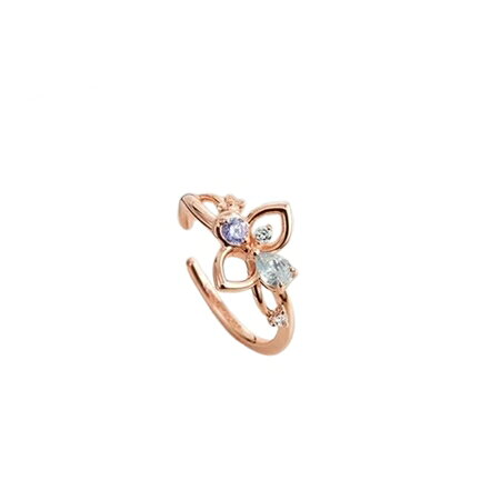 PARIS LOUNGE パリスラウンジの【無料ラッピング】 カナルヨンドシー Canal 4℃ カナル4℃ Early Summer Collection シルバー カフリング キュービックジルコニア ブランド 正規品 新品 ギフト プレゼント 人気 おすすめ 誕生日 記念日 クリスマス 送料無料｜アングル2