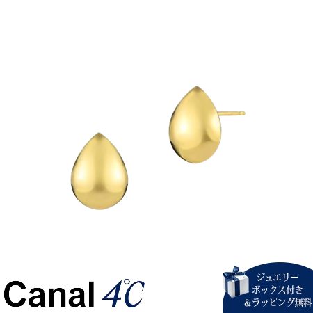 Rakuten - カナルヨンドシー Canal 4℃ カナル4℃ ピアス K10イエローゴールド しずく シンプル レディース