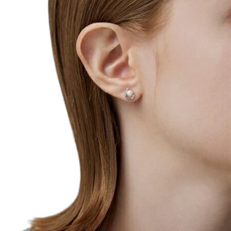 【無料ラッピング】 ヨンドシー 4℃ K10ホワイトゴールド ピアス 淡水パール ダイヤモンド ブランド 正規品 新品 ギフト プレゼント 人気 おすすめ 誕生日 記念日 クリスマス 送料無料