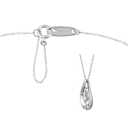 無料ラッピング ヨンドシー 4℃ EAU DOUCE4℃ プラチナ ネックレス ダイヤモンド レディース ブランド 人気 おすす paris-lounge-10101448 PARIS LOUNGE パリスラウンジ サンプル画像2
