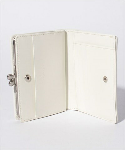 アニエスべー 財布 折財布 二つ折り がま口 ブラック agnes b