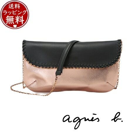 Rakuten - 【無料ラッピング】 アニエスベー agnes b バッグ ショルダーバッグ ミニショルダー ゴールド ブランド 正規品 新品 ギフト プレゼント 人気 おすすめ 誕生日 記念日 クリスマス 送料無料