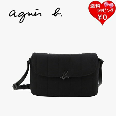 【SALE】 【無料ラッピング】 アニエスベー agnes b ショルダーバッグ コットン ブラック レディース ブランド 正規品 新品 ギフト プレゼント 人気 おすすめ 誕生日 記念日 クリスマス 送料無料