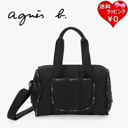 Rakuten - 【無料ラッピング】 アニエスベー agnes b ショルダーバッグ ハンドバッグ ナイロン 2way ミニ ショルダー Monaco ブラック レディース ブランド 正規品 新品 ギフト プレゼント 人気 おすすめ 誕生日 記念日 クリスマス 送料無料