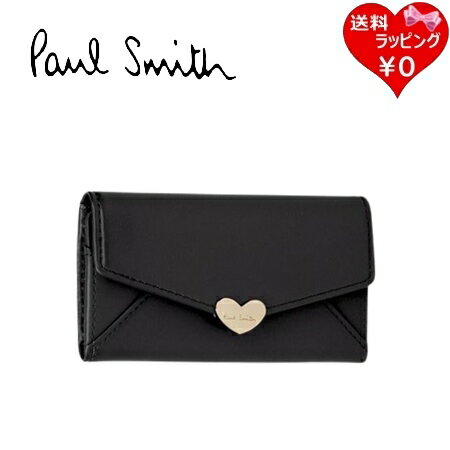 【送料無料】【ラッピング無料】【あす楽】ポールスミス キーケース レディース ラブレター ブラック Paul Smith メンズ レディース ブランド 正規品 新品 ギフト プレゼント 人気 おすすめ