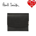 【送料無料】【ラッピング無料】【あす楽】ポールスミス Paul Smith 折財布 シグネチャーストライプタブ ミニ財布 ブラック メンズ レディース ブランド 正規品 新品 ギフト プレゼント 人気 おすすめ