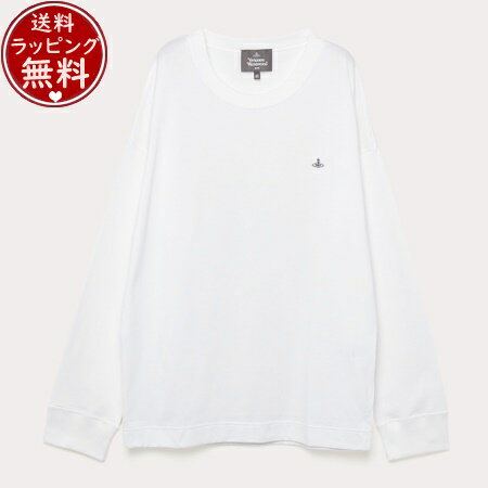 ヴィヴィアンウエストウッド Vivienne Westwood Tシャツ ワンポイントORB トライアングル長袖Tシャツ ホワイト サイズ46