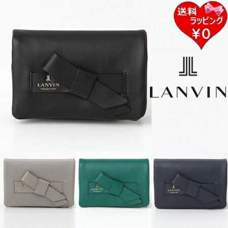 Rakuten - 【無料ラッピング】 ランバン LANVIN 財布 折財布 二つ折り財布 ブランド 正規品 新品 ギフト プレゼント 人気 おすすめ 誕生日 記念日 クリスマス 送料無料