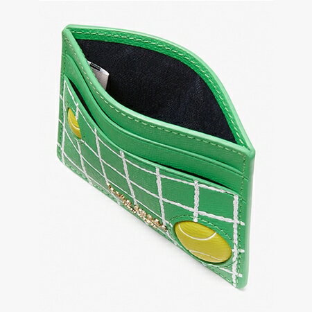 ケイトスペード kate spade カードケース コートサイド カード ホルダー FRESH GREENS MULTI