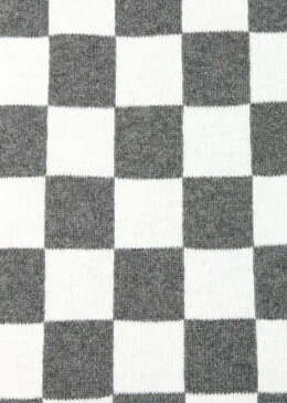 ポールスミス マフラー メンズ モノクロームチェック ウールマフラー グレー Paul Smith