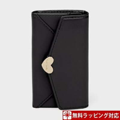 【4日20時~ スーパーセール クーポンで500円引き】【あす楽】ポールスミス キーケース レディース ラブレター ブラック Paul Smith メンズ レディース ブランド 正規品 新品 ギフト プレゼント 送料無料 無料ラッピング 秋冬