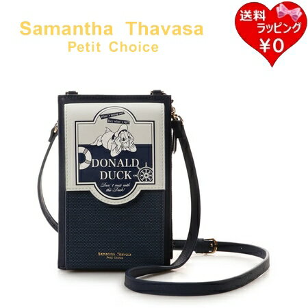 【送料無料】【ラッピング無料】サマンサタバサプチチョイス Samantha Thavasa Petit Choice モバイルケース スマホショルダー ドナルド コレクション ネイビー レディース ブランド 正規品 新品 ギフト プレゼント * 人気 おすすめ