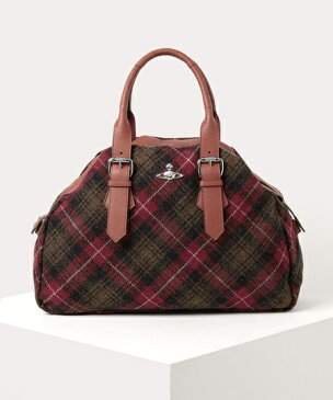ヴィヴィアンウエストウッド Vivienne Westwood トートバッグ チェックツイード ヤスミンバッグ