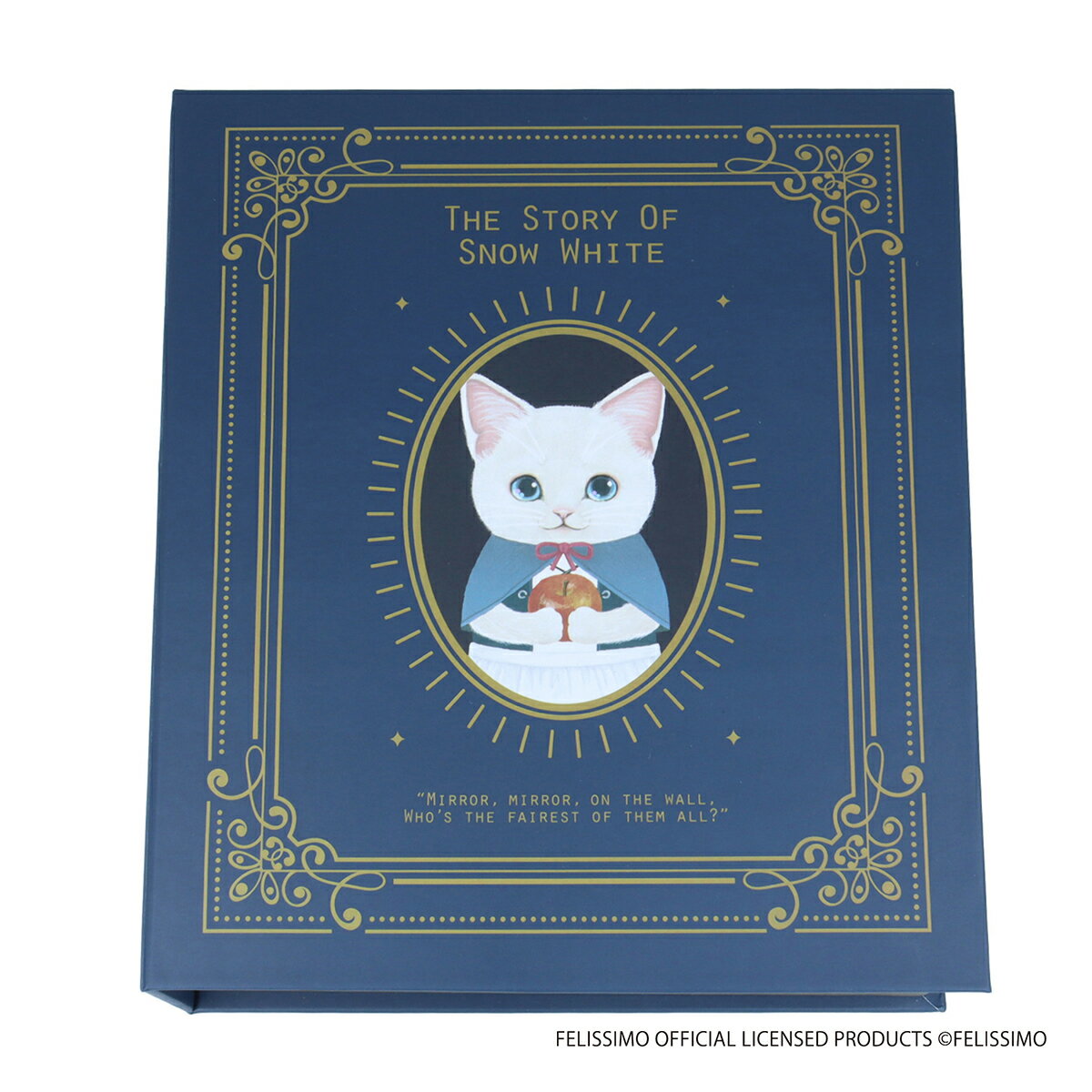 フェリシモ「猫部」ケースブック 白猫 あお 青 メガネケース 複数 3本のサムネイル