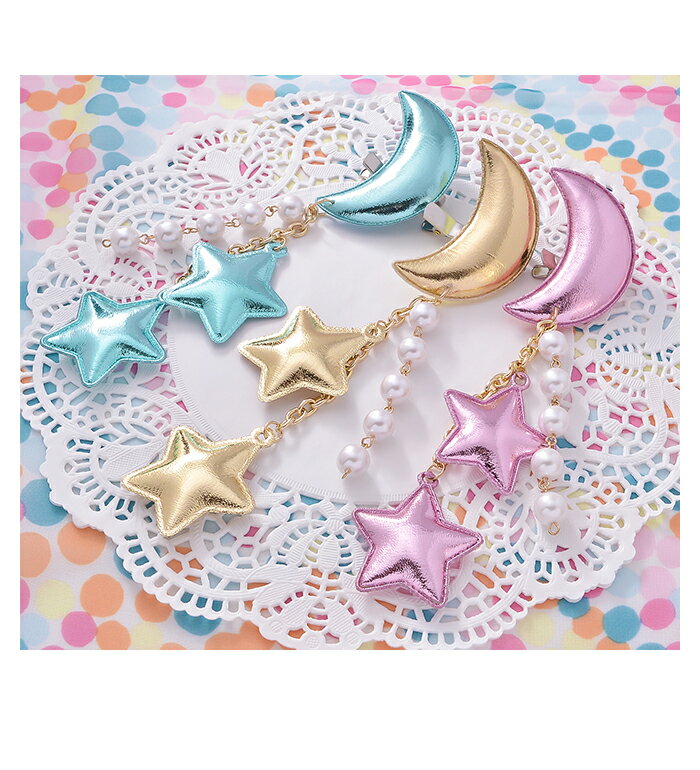 全品対象クーポン配布中！ ブローチ ムーン スター 月 星 2WAY アクセサリー 雑貨 ...