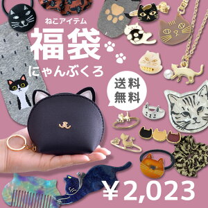 全品対象クーポン配布中！ 福袋 にゃんぶくろ 猫グッズ 雑貨 猫 ねこ ネコ レディース ポーチ ヘアアクセサリー ヘアアクセ ヘアゴム かわいい キッズ シュシュ グッズ 女の子 子供 こども クリップ 誕生日 ギフト プレゼント クリスマス