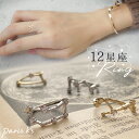 【期間限定50%OFF!】指輪 リング 星座 12星座 星 アクセサリー レディース メンズ ピンキーリング 女の子 雑貨 かわいい おしゃれ 6号 7号 10...