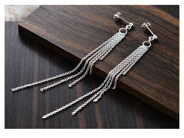 【期間限定 60%OFF！】 シルバー925 ピアス シルバー シルバーピアス 揺れる silver925 スウィング ロング チェーン スタッドピアス レディース ファッション 雑貨 おしゃれ 結婚式 お呼ばれ パーティー 誕生日 プレゼント ギフト