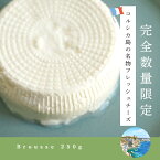 チーズ コルシカ島産 ブロッチュ (250g) 【完全数量限定】 羊乳 食べやすい フレッシュチーズ 希少 珍しい 新鮮 フレッシュ フランス直送 季節商品 【5月2日~8日入荷予定→届き次第順次発送】