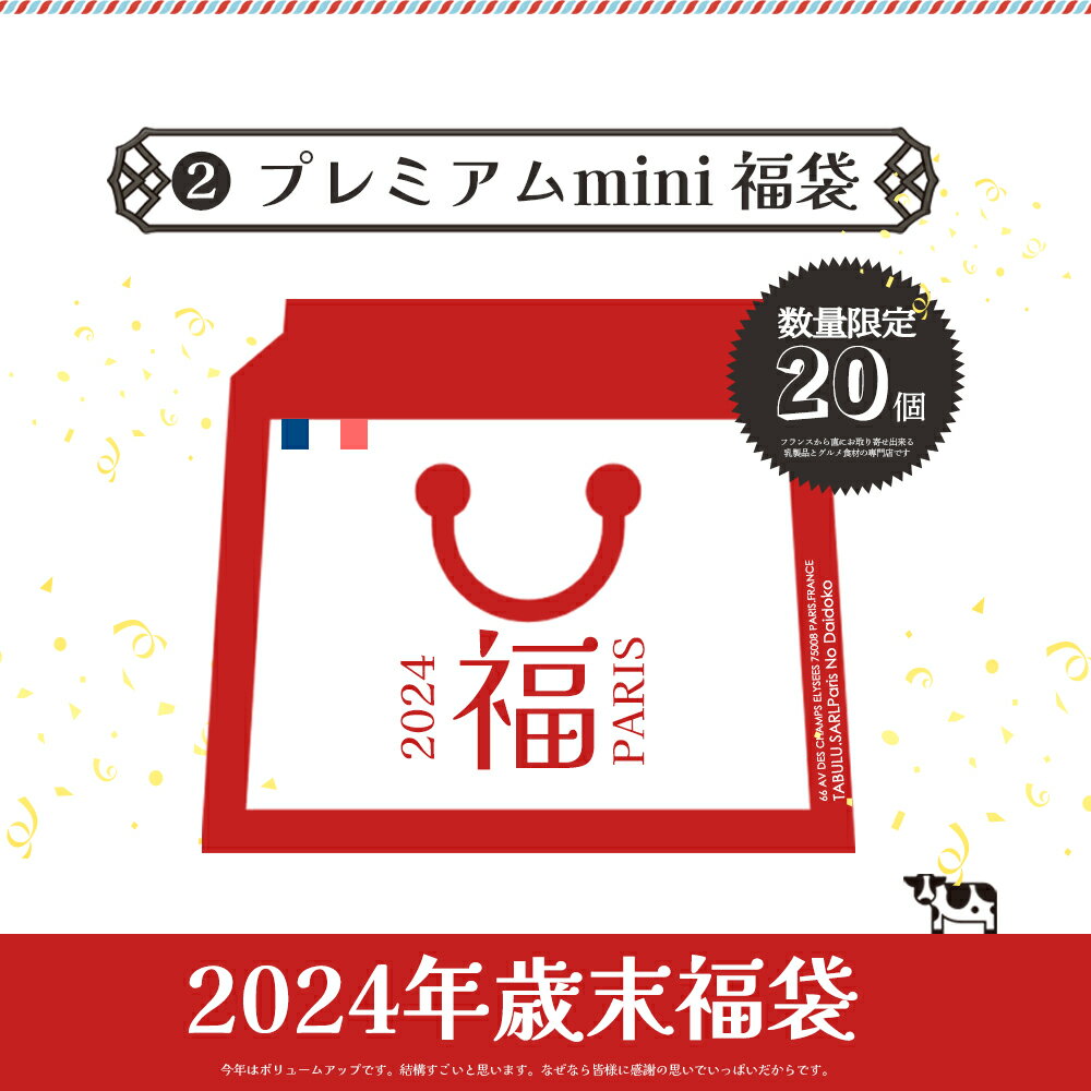 福袋 2024 [2]【 送料無料 】 歳末福袋 バター チーズ 乳製品 スイーツ ヨーグルト 約1.4kg お買い得 【完全数量限定】福袋 2025のサムネイル
