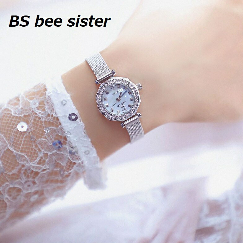 時計のプレゼントを贈る BS bee sister 腕時計 時計 レディース 女性用 ウォッチ セレブ ゴージャス ダイヤモンド 人気 クリスタル ガラスカット アクセサリー ラッピング無料 かわいい おしゃ…