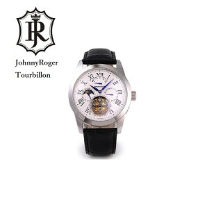 JOHNNYROGER メンズ 男性用 腕時計 時計 正規品 本物保証 腕時計の最高峰 フライングトゥールビヨン パワーリザーブ搭載 本格 機械式手巻き 正規品 Roi